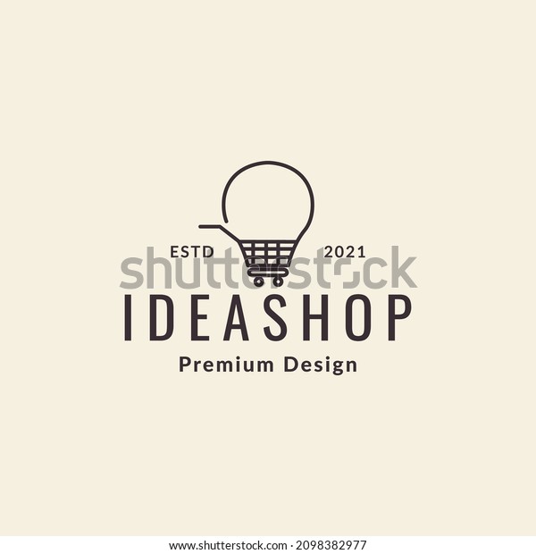 trolley with lamp hipster logo
symbol icon vector graphic design illustration idea
creative