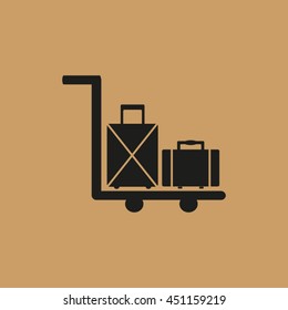 Trolley. trolley luggage.