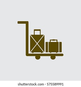 trolley luggage.