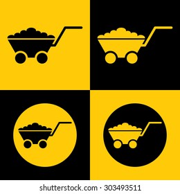trolley luggage icon 