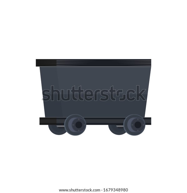 Trolley. Railway car.\
Vector illustration