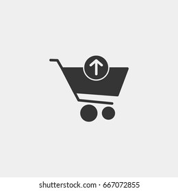 Trolley remove icon illustration isolated vector sign symbol