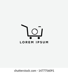 Trolley Shop camera logo design