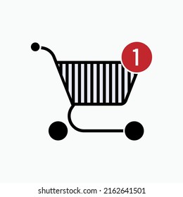 Trolley, Shopping Cart Icon. Purchase , Buy Symbol - Vector.
