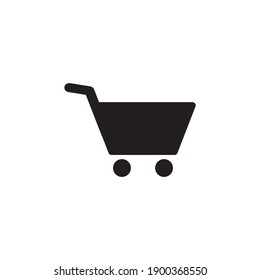trolley shopping cart icon symbol sign vector