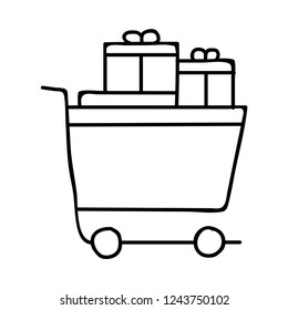 trolley   shopping   gift 
