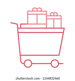 trolley   shopping   gift 