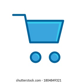 Ilustración vectorial de icono azul