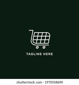 Trolley symbols, logos, icons. With a minimalist style. EPS 10