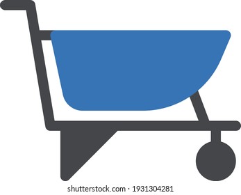 icono de color de glifo vector de carro