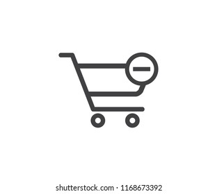 trolley vector icon