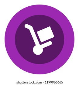 trolley vector icon