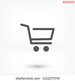 Trolley Vector icon