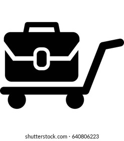 Trolley Vector Icon