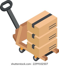 trolley Vector illustration on a transparent background. Premium quality symbols. Flat icons for concept and graphic design.