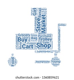 trolley word cloud. tag cloud about trolley.