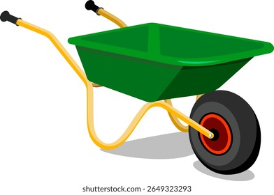 trolley for work and transportation of goods without background