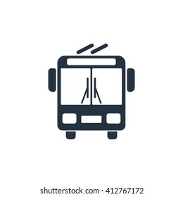 trolleybus front