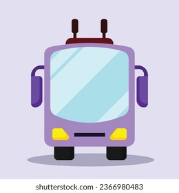 Trolleybus-Symbol. Für den Transport, Fahrzeuge usw. einreichen.