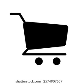 Trolly Icon Vector Illustration, Shopping Cart icon isolated, Cart symbol, shopping trolly symbol, clip art trolly design vector, trolley sign, shopping trolley icon
