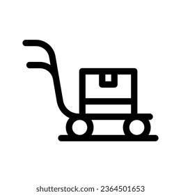 Trolly Icon Vector Symbol Design Illustration