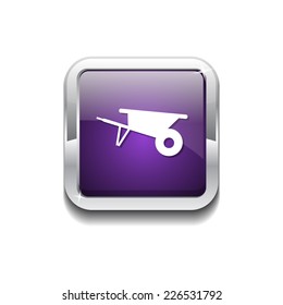 Trolly Purple Vector Icon Button
