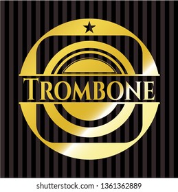 Trombone gold emblem
