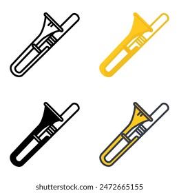 The Trombone icon represents a brass instrument known for its sliding mechanism and rich, bold sound.