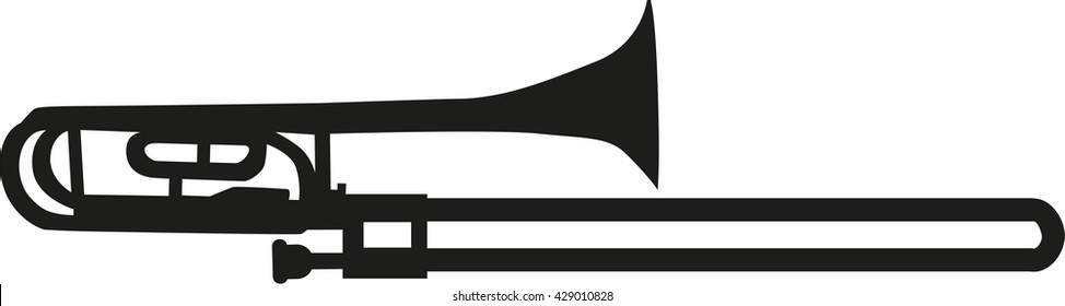 Trombone silhouette