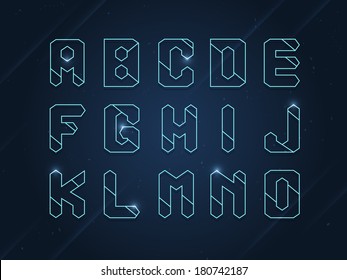 Tron Font Set 1