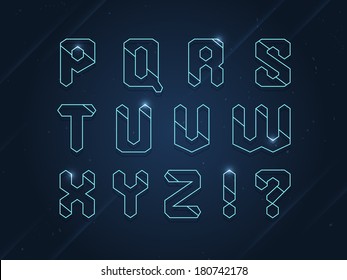 Tron Font Set 2