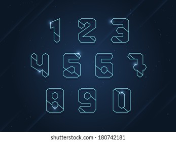 Tron Font Set 3