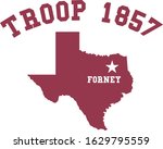 Troop 1857 Logo Vector Iluustration