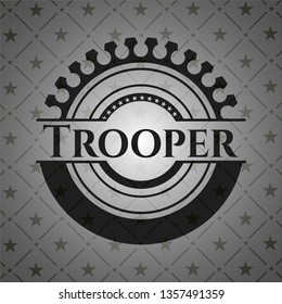 Trooper dark emblem. Retro