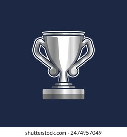 trophy abstract logo modern style