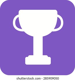 Trophy, award, achievement, cup icon vector image. Can also be used for education, academics and science. Suitable for use on web apps, mobile apps, and print media.