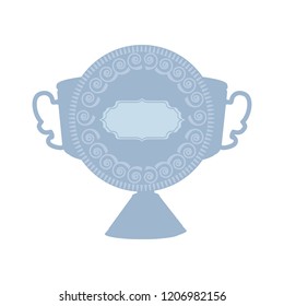 trophy award cup isolated icon
