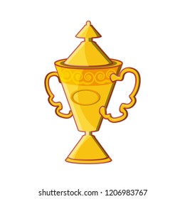 trophy award cup isolated icon