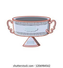trophy award cup isolated icon
