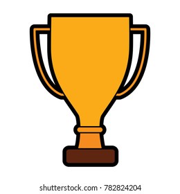 trophy award cup pedestal icon