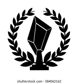 trophy award isolated icon