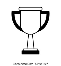 trophy award isolated icon