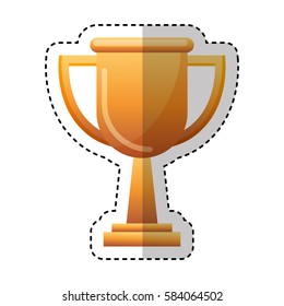 trophy award isolated icon