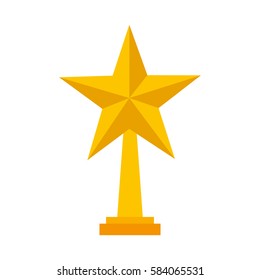 trophy award isolated icon