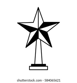 trophy award isolated icon