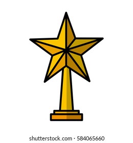 trophy award isolated icon