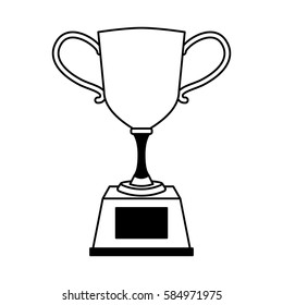 trophy award isolated icon