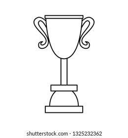 trophy award outline