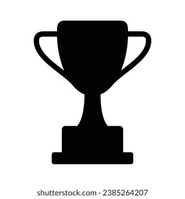 Trophy Award Winner icon logo design vector template illustration. EPS 10