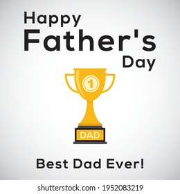 Trophy for Best dad n Happy Father's day